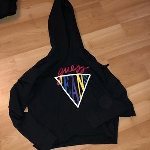 Pacsun Guess cropped hoodie